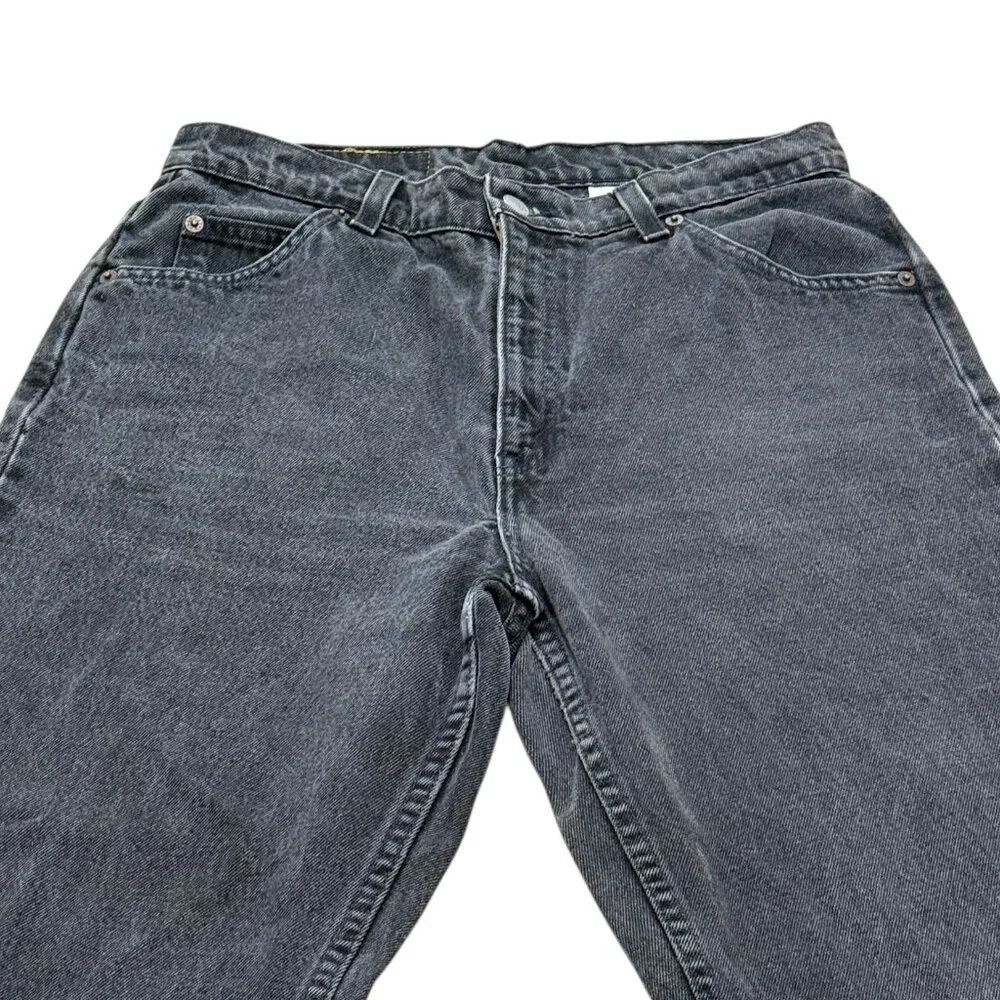 Vintage Levi’s Orange Label Black Denim Jeans 30x29 Made in USA 1997